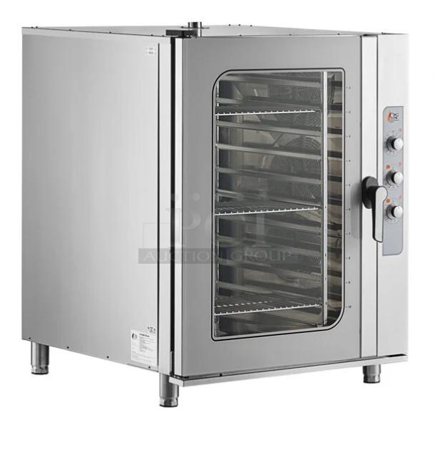 BRAND NEW SCRATCH AND DENT! Cooking Performance Group CPG 351OCB210I Stainless Steel Commercial Electric Powered Combi Convection Oven. 208-240 Volts, 3 Phase. - Image 1 of 6