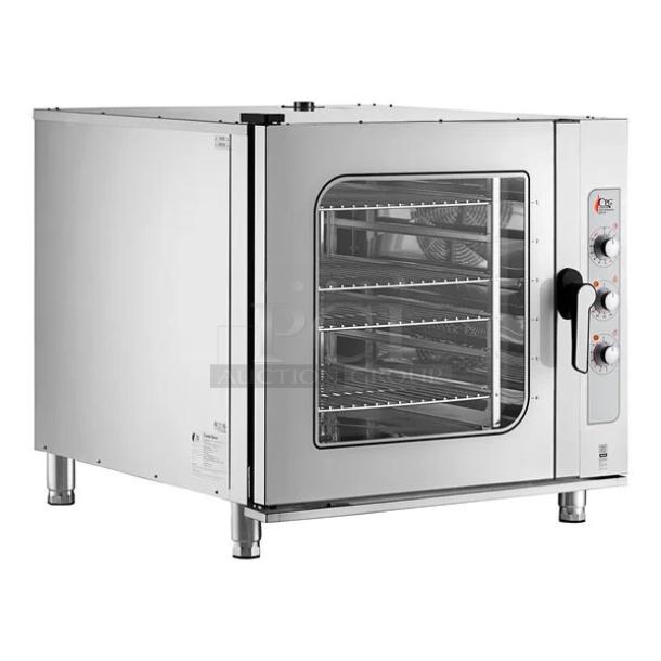 BRAND NEW SCRATCH AND DENT! Cooking Performance Group CPG 351OCB26I Stainless Steel Commercial Electric Powered Combi Convection Oven. 208-240 Volts, 3 Phase. - Image 1 of 5