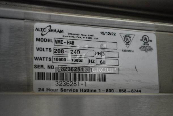 BRAND NEW SCRATCH AND DENT! 2022 Alto Shaam VMC-H4H Stainless Steel Commercial Half-Size Vector H Multi-Cook Oven. 208-240 Volts, 3 Phase. - Image 5 of 5
