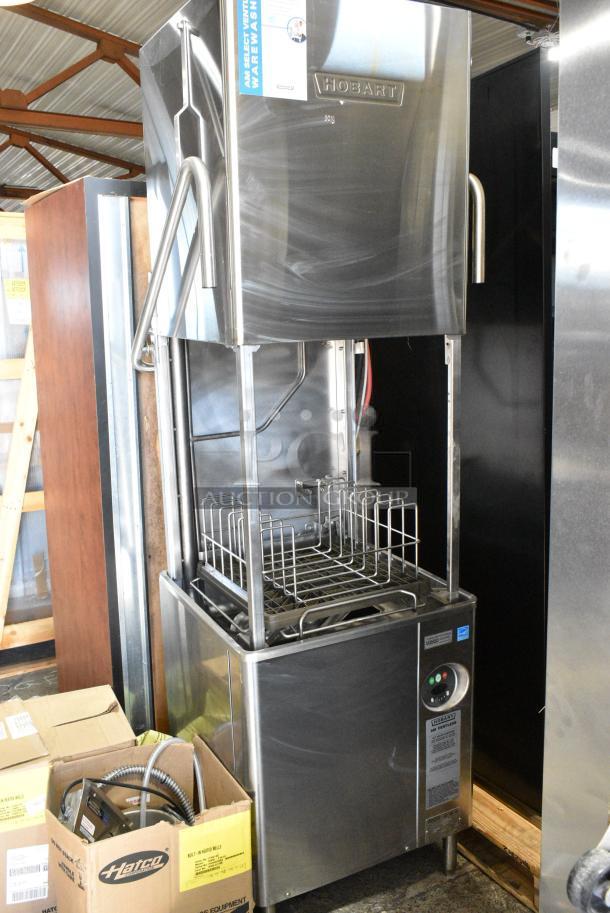 BRAND NEW SCRATCH AND DENT! Hobart AM15VL1 Stainless Steel Commercial Straight Pass Through Dishwasher. 208-240 Volts, 3 Phase. - Image 5 of 9