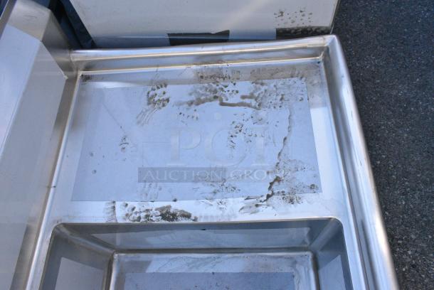 BRAND NEW SCRATCH AND DENT! Regency 600SS22424218 Stainless Steel 2 Bay Sink w/ Dual Drain Boards. No Legs. Bays 24x24x14. Drain Boards 16x25 - Image 6 of 7