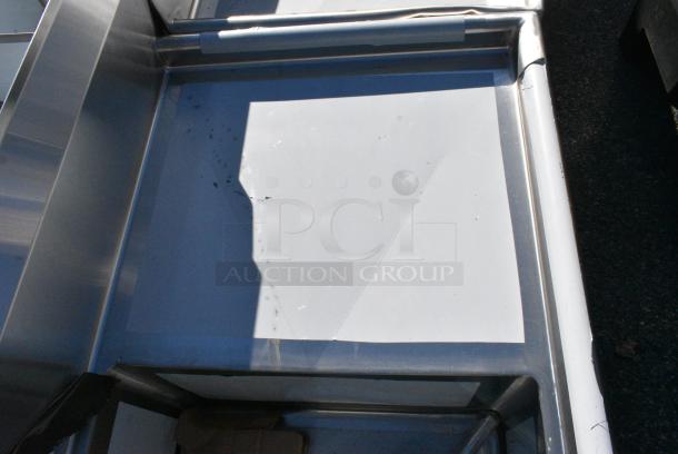 BRAND NEW SCRATCH AND DENT! Regency Spec Line Stainless Steel Single Bay Sink w/ Dual Drain Boards. No Legs. Bay 30x24x14. Drain Boards 22x25 - Image 5 of 6