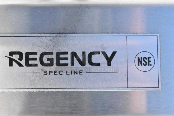 BRAND NEW SCRATCH AND DENT! Regency Spec Line Stainless Steel Single Bay Sink w/ Dual Drain Boards. No Legs. Bay 30x24x14. Drain Boards 22x25 - Image 6 of 6