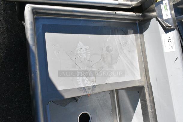 BRAND NEW SCRATCH AND DENT! Regency 600S31824218 Stainless Steel 3 Bay Sink w/ Dual Drain Boards. No Legs. Bays 18x24x14. Drain Boards 16x25 - Image 3 of 8