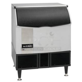 BRAND NEW SCRATCH AND DENT!  2022 Ice-O-Matic ICEU300HA5 Stainless Steel Commercial Self Contained Undercounter Ice Machine. 115 Volts, 1 Phase.