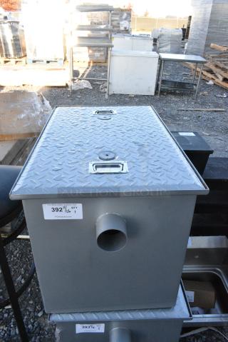 BRAND NEW SCRATCH AND DENT! Regency 600GT35 70 lb. 35 GPM Grease Trap with 3" Non-Threaded Connections