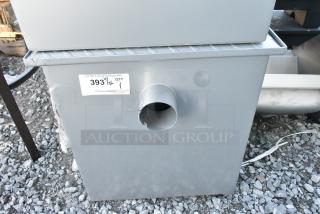 BRAND NEW SCRATCH AND DENT! Regency 600GT35 70 lb. 35 GPM Grease Trap with 3" Non-Threaded Connections