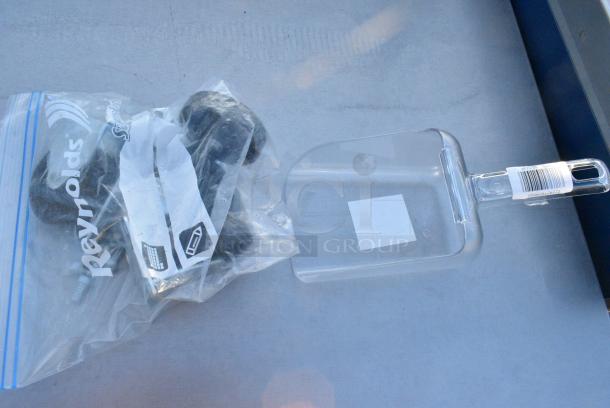 BRAND NEW SCRATCH AND DENT! Rubbermaid White Poly Ingredient Bin on Commercial Casters. - Image 5 of 5