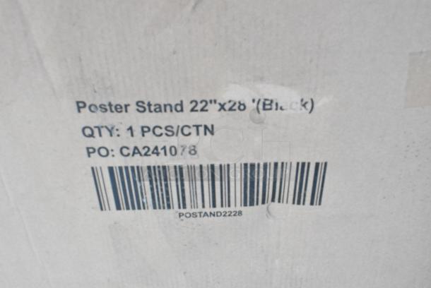 46 BRAND NEW SCRATCH AND DENT! CA241078 POSTAND2228 Poster Stand. 22"x28". 46 Times Your Bid! - Image 2 of 2