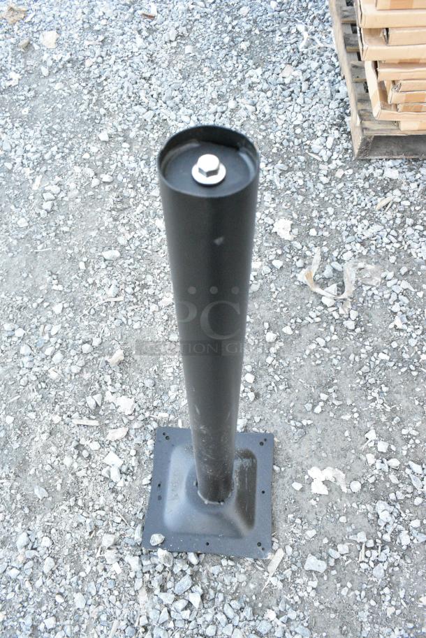 6 BRAND NEW SCRATCH AND DENT! Lancaster Table & Seating 427TBCLRD337 Excalibur 3" Bar Height Outdoor Table Base Column. 6 Times Your Bid! - Image 3 of 4