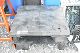 2 BRAND NEW SCRATCH AND DENT! Black Dunnage Rack. 2 Times Your Bid!