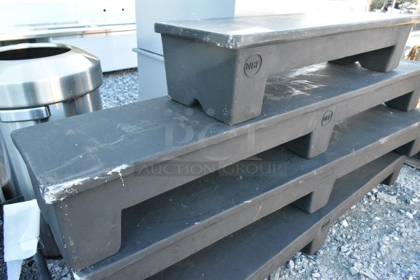 4 BRAND NEW SCRATCH AND DENT! Black Dunnage Rack. Includes 59x12x8, 36x12x8. 4 Times Your Bid! - Image 4 of 6