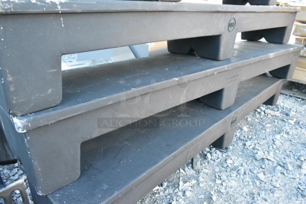 4 BRAND NEW SCRATCH AND DENT! Black Dunnage Rack. Includes 59x12x8, 36x12x8. 4 Times Your Bid! - Image 5 of 6