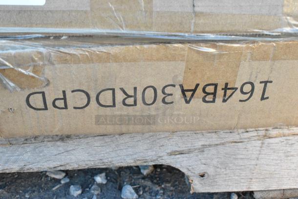 2 BRAND NEW SCRATCH AND DENT! Lancaster Table & Seating 164BA30RDCPD Alloy Series 30" Round Distressed Copper Bar Height Outdoor Table. May Be Missing Pieces. 2 Times Your Bid! - Image 2 of 2