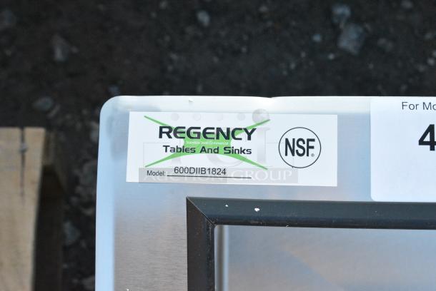 BRAND NEW SCRATCH AND DENT! Regency 600DIIB1824 18" x 24" Stainless Steel Drop-In Ice Bin - Image 3 of 3