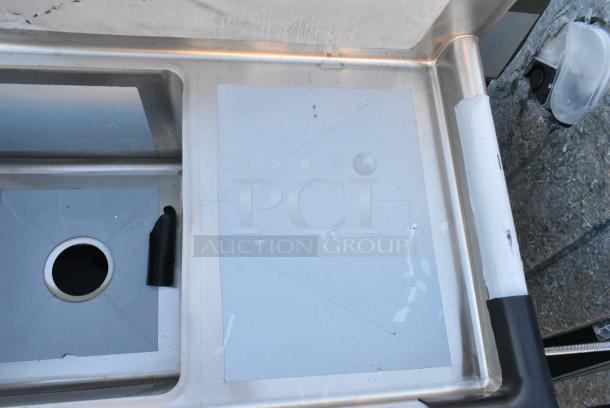 BRAND NEW SCRATCH AND DENT! Regency 600S31515215 Stainless Steel 3 Bay Sink w/ Dual Drain Board. No Legs. - Image 5 of 6