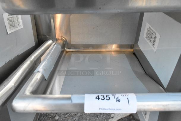 BRAND NEW SCRATCH AND DENT! Regency 600S31515215 Stainless Steel 3 Bay Sink w/ Dual Drain Board. No Legs. - Image 3 of 4