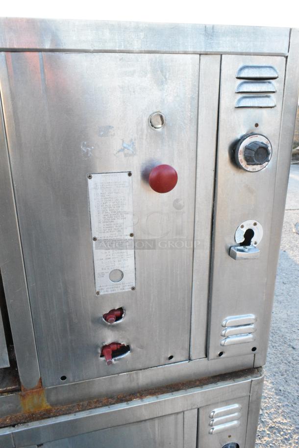 2 Bari MS54 Stainless Steel Commercial Natural Gas Powered Single Deck Pizza Oven. 2 Times Your Bid! - Image 6 of 7