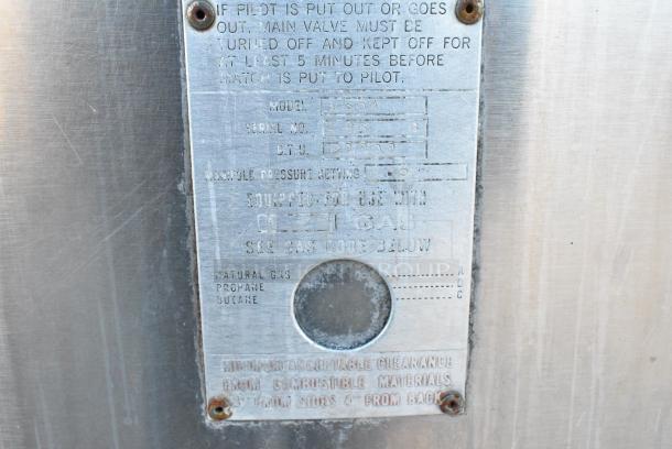 2 Bari MS54 Stainless Steel Commercial Natural Gas Powered Single Deck Pizza Oven. 2 Times Your Bid! - Image 7 of 7