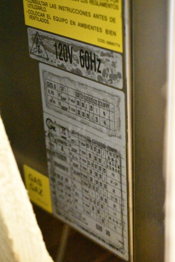 BRAND NEW IN CRATE! BKI Stainless Steel Commercial Roll In Rack Propane Gas Powered Combi Convection Oven w/ Metal Pan Rack. - Image 13 of 13