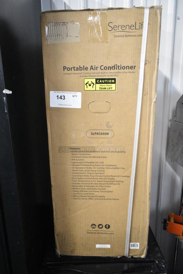 IN ORIGINAL BOX! SereneLife SLPAC805W Portable Air Conditioner - Compact Home A/C Cooling Unit - Image 2 of 4
