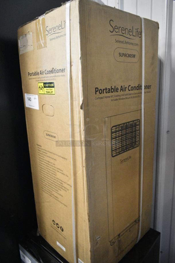 IN ORIGINAL BOX! SereneLife SLPAC805W Portable Air Conditioner - Compact Home A/C Cooling Unit - Image 4 of 4