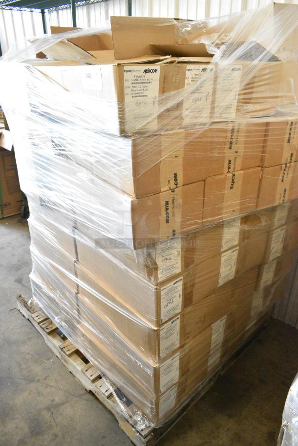 55 BRAND NEW! Boxes Including Tyco Macom OpenSky Dash Mount Radio, Macom Control Head. 55 Times Your Bid! - Image 1 of 15