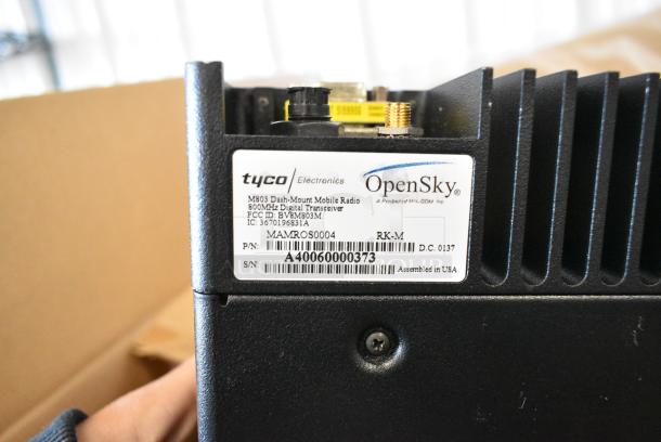 55 BRAND NEW! Boxes Including Tyco Macom OpenSky Dash Mount Radio, Macom Control Head. 55 Times Your Bid! - Image 6 of 15