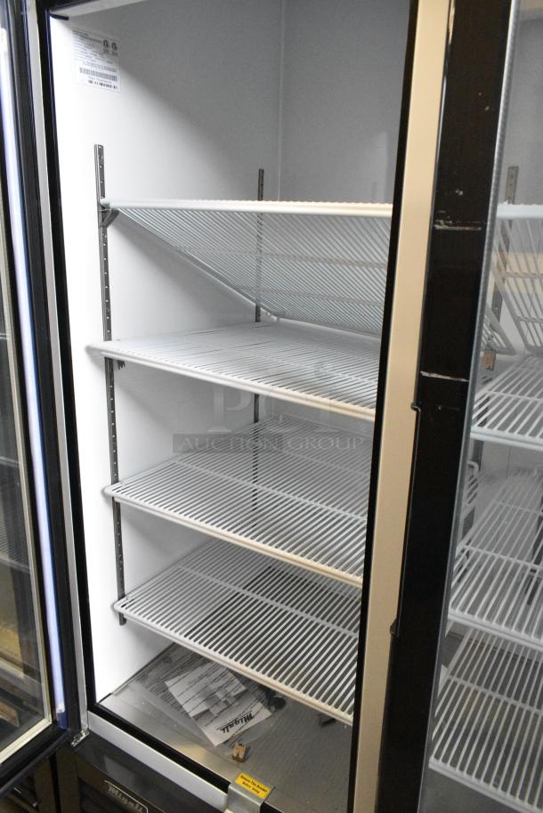 BRAND NEW SCRATCH AND DENT! 2019 Migali C-72FM Metal Commercial 3 Door Reach In Freezer Merchandiser w/ Poly Coated Racks. 115/208-230 Volts, 1 Phase. - Image 4 of 7