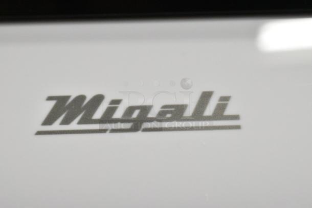 BRAND NEW SCRATCH AND DENT!  2023 Migali C-72FM Metal Commercial 3 Door Reach In Freezer Merchandiser w/ Poly Coated Racks on Commercial Casters. 115/208-230 Volts, 1 Phase. - Image 4 of 9