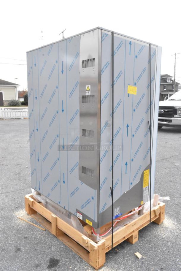 BRAND NEW IN CRATE! BKI AETG202R Stainless Steel Commercial Natural Gas Powered Roll In Rack Combi Convection Oven w/ Metal Pan Rack. - Image 12 of 12
