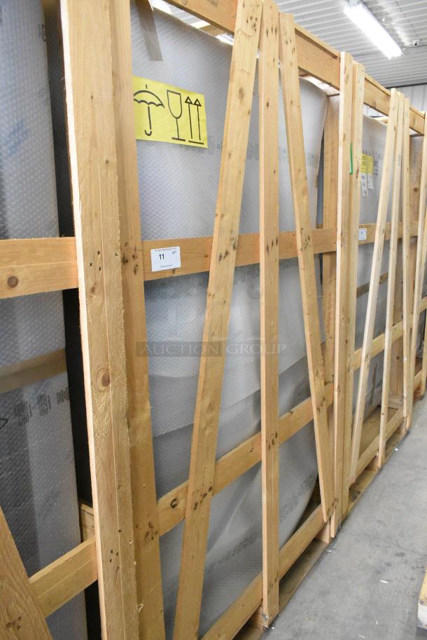 BRAND NEW IN CRATE! BKI AETE202R Stainless Steel Commercial Electric Powered Roll In Combi Convection Oven w/ Metal Pan Rack. 208 Volts, 3 Phase. - Image 2 of 11