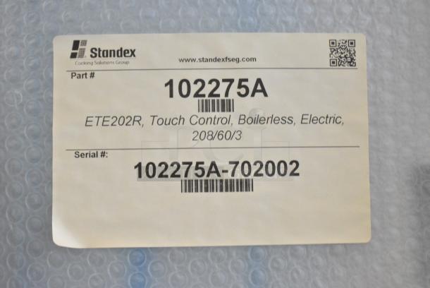 BRAND NEW IN CRATE! BKI AETE202R Stainless Steel Commercial Electric Powered Roll In Combi Convection Oven w/ Metal Pan Rack. 208 Volts, 3 Phase. - Image 3 of 11