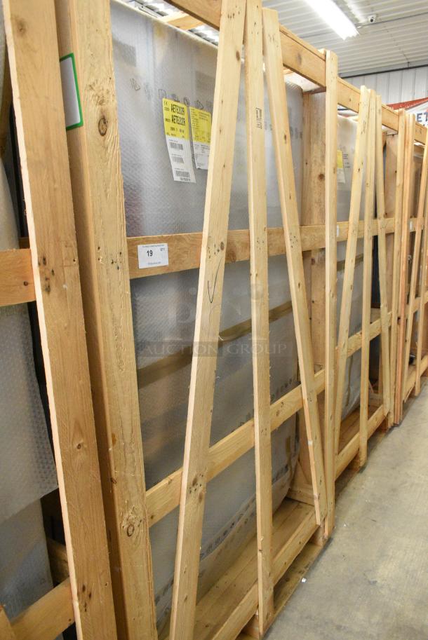 BRAND NEW IN CRATE! BKI AETE202R Stainless Steel Commercial Electric Powered Roll In Combi Convection Oven w/ Metal Pan Rack. 208 Volts, 3 Phase. - Image 10 of 11