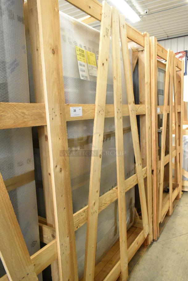 BRAND NEW IN CRATE! BKI AETE202R Stainless Steel Commercial Electric Powered Roll In Combi Convection Oven w/ Metal Pan Rack. 208 Volts, 3 Phase. - Image 10 of 11