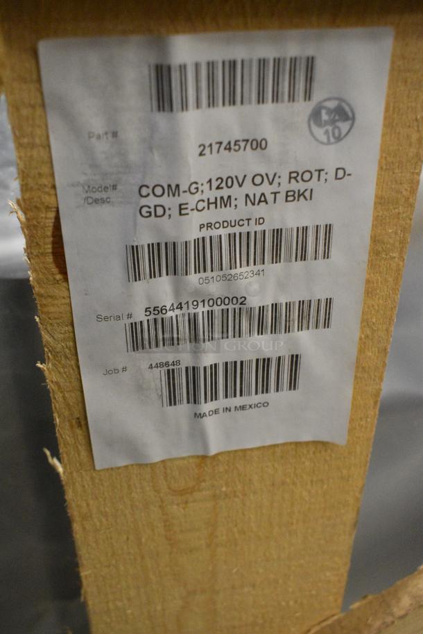 BRAND NEW IN CRATE! BKI COM-G Stainless Steel Commercial Natural Gas Powered Convection Oven. No Legs. - Image 3 of 3