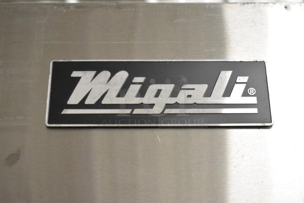 BRAND NEW SCRATCH AND DENT! 2020 Migali C-2F-HC Stainless Steel Commercial 2 Door Reach In Freezer w/ Poly Coated Racks on Commercial Casters. 115/208-230 Volts, 1 Phase. - Image 3 of 7