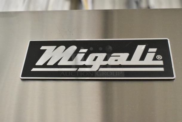 BRAND NEW SCRATCH AND DENT! 2020 Migali C-2R-HC Stainless Steel Commercial 2 Door Reach In Cooler w/ Poly Coated Racks. 115 Volts, 1 Phase. Tested and Working! - Image 3 of 6
