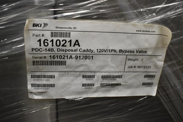 BRAND NEW! BKI PDC-14B Stainless Steel Commercial Oil Filtration System on Commercial Casters. 120 Volts, 1 Phase. - Image 3 of 3