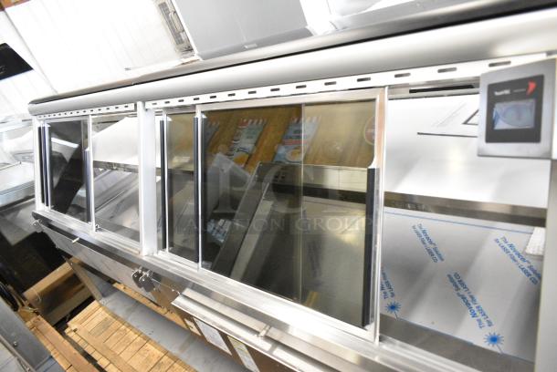 BRAND NEW! BKI TSWC7 Stainless Steel Commercial Floor Style 2 Tier Warming Display Case Merchandiser. 220/240 Volts, 1/3 Phase. - Image 2 of 7
