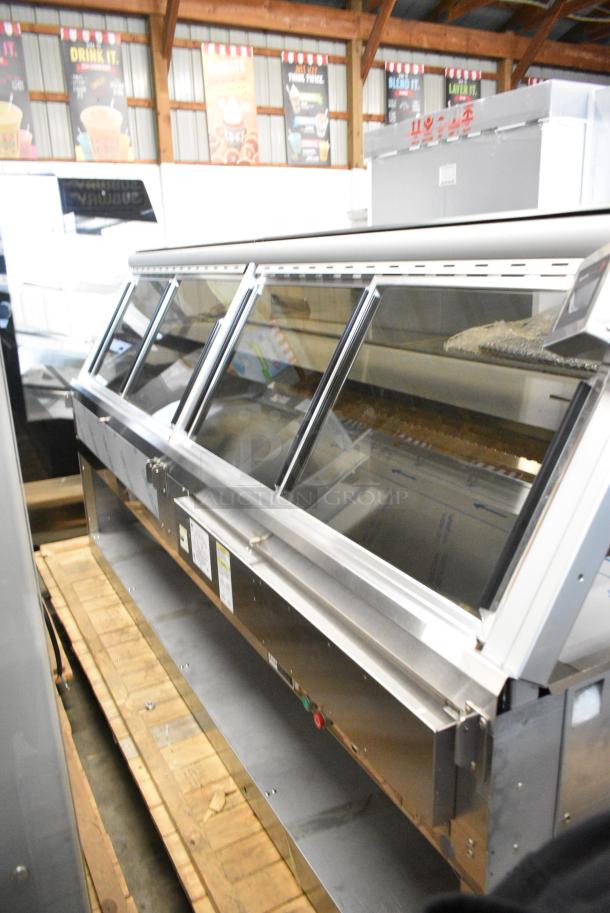 BRAND NEW! BKI TSWC7 Stainless Steel Commercial Floor Style 2 Tier Warming Display Case Merchandiser. 220/240 Volts, 1/3 Phase. - Image 6 of 7