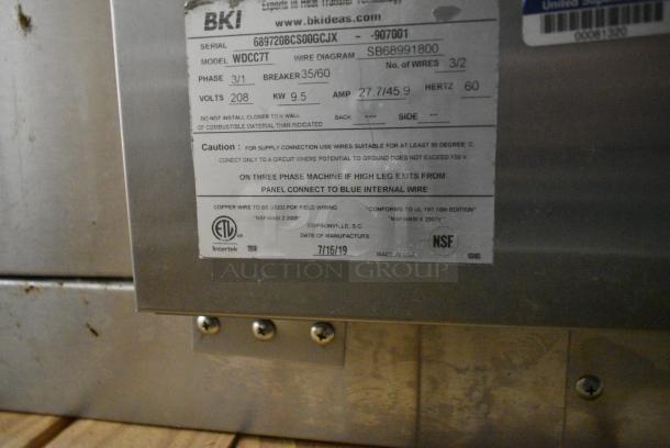 BRAND NEW! 2019 BKI WDCC7T Stainless Steel Commercial Countertop Warming Display Case Merchandiser. 208 Volts, 1/3 Phase. - Image 8 of 8