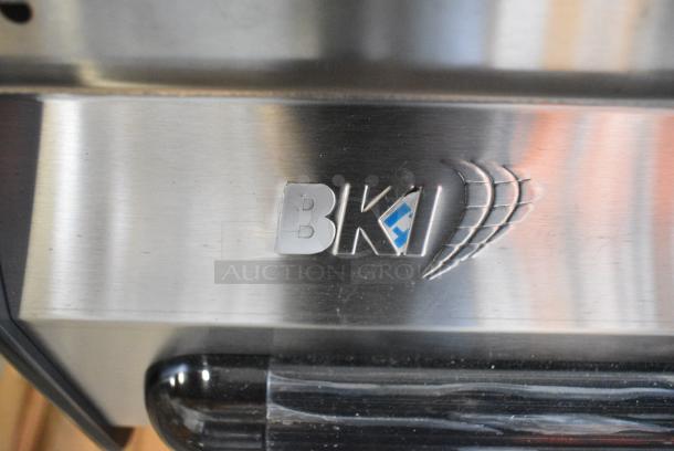 BRAND NEW! 2019 BKI HSS3-2T Stainless Steel Commercial Floor Style 2 Tier Warming Display Case Merchandiser on Commercial Casters. 208-240 Volts, 1/3 Phase. - Image 8 of 8