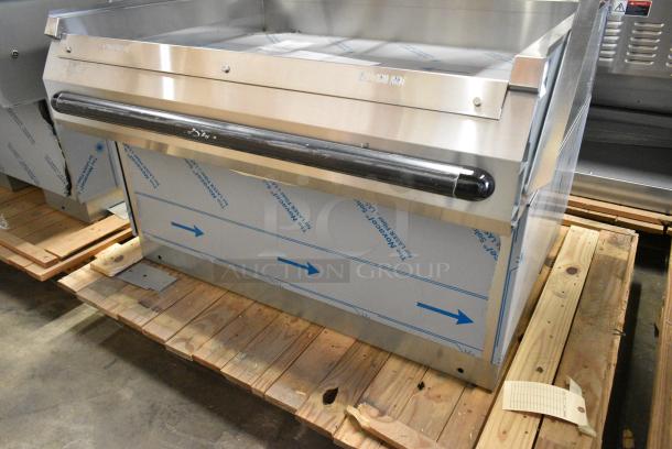 BRAND NEW! 2019 BKI TSWC3 Stainless Steel Commercial Floor Style 2 Tier Warming Display Case Merchandiser. 208 Volts, 1/3 Phase. - Image 2 of 7