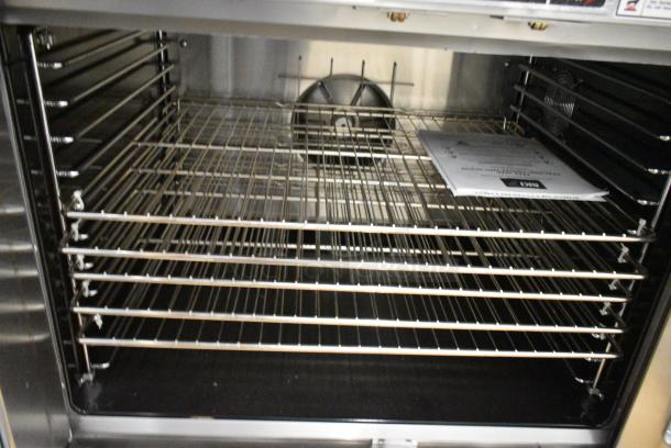 BRAND NEW! BKI BCO-E1 Stainless Steel Commercial Full Size Convection Oven w/ View Through Doors, Metal Oven Racks and Thermostatic Controls. 208 Volts, 3 Phase. - Image 3 of 6