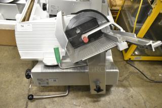 2022 Bizerba GSP HD Metal Commercial Countertop Meat Slicer. 120 Volts, 1 Phase. Tested and Working!