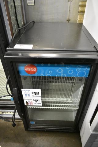2018 True GDM-06-34-HC Metal Commercial Mini Cooler Merchandiser. 115 Volts, 1 Phase. Tested and Powers On But Does Not Get Cold
