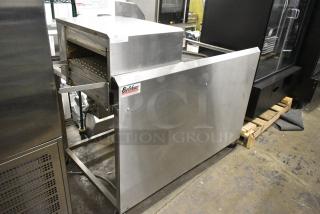 Belshaw TG-50 Stainless Steel Commercial Floor Style Thermoglazing Station on Commercial Casters. 208 Volts, 1 Phase.