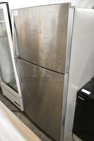 2017 Whirlpool WRT511SZDM00 Stainless Steel Cooler w/ Freezer. 115 Volts, 1 Phase. Tested and Working!