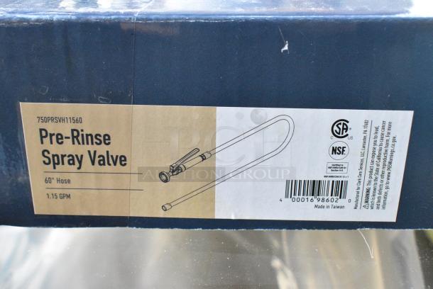 BRAND NEW SCRATCH AND DENT! 750PRSVH11560 Waterloo 1.15 GPM Pre Rinse Spray Valve Faucet Hose - Image 3 of 4